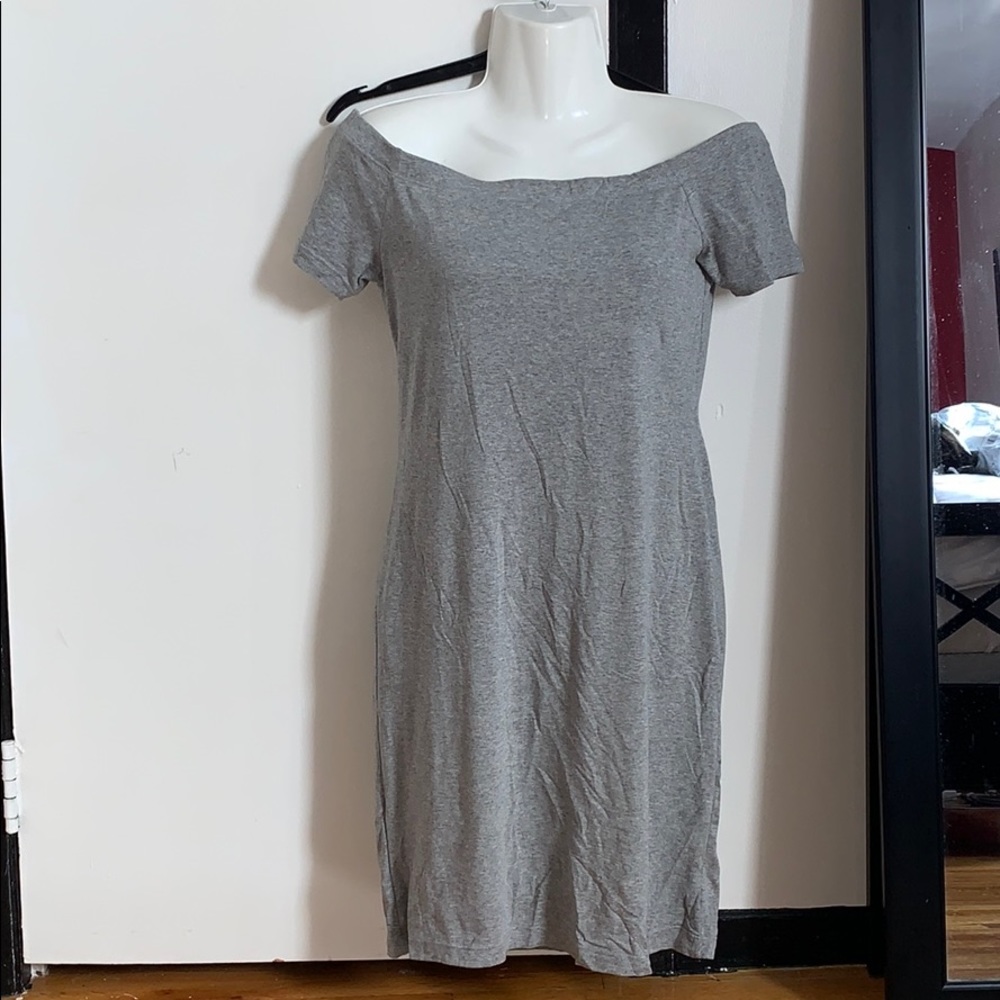 Off The Shoulder T Shirt Dress
